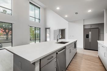 Studio, one, and two bedroom residences and townhomes